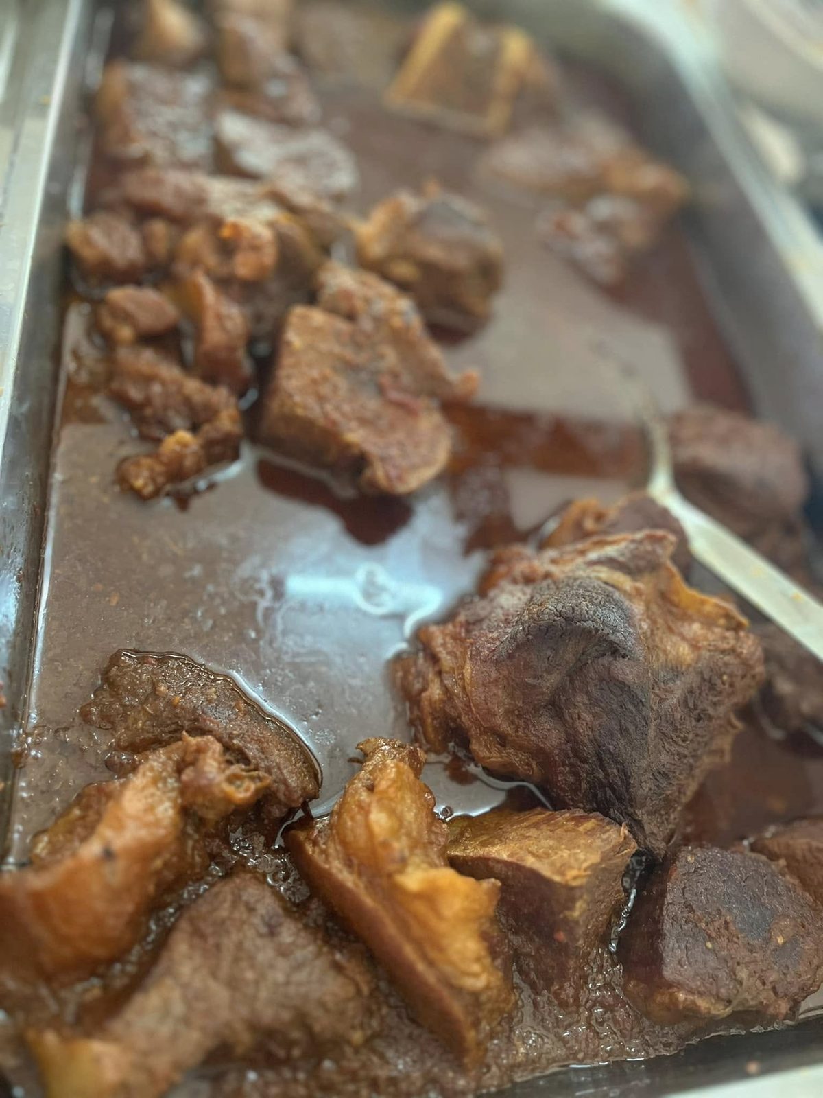 Offals in a serving tray